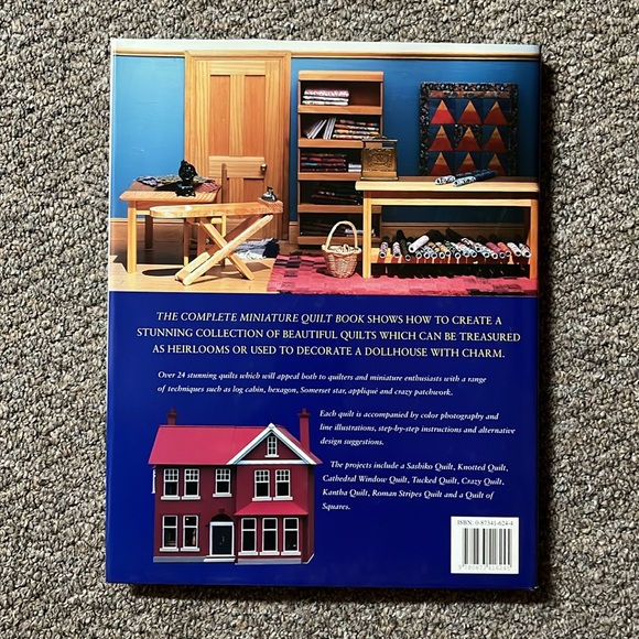 The Complete Miniature Quilt Book 1998 Dinah Travis New old Stock Crafters - Picture 2 of 16